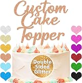 EDSG Personalised Cake Topper Happy Birthday Rose Gold 11 Colors view 2