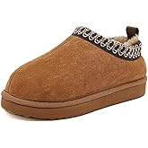 SMajong Kids Slippers Plush Warm Girls Fuzzy House Slippers Boys Platform Slipper Slip-on Shoes Winter Indoor Outdoor