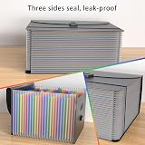 Fun storage File Organiser 24 Pockets A4 Rainbow Document Folder with Handle view 3