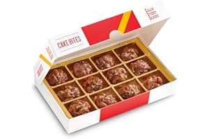Collin Street Bakery DeLuxe® Fruitcake Bites 12-Count - Item 231 - Handcrafted from World-Famous Fruitcake with Pecans, Cherries, Pineapple, Papaya, Raisins, & Honey