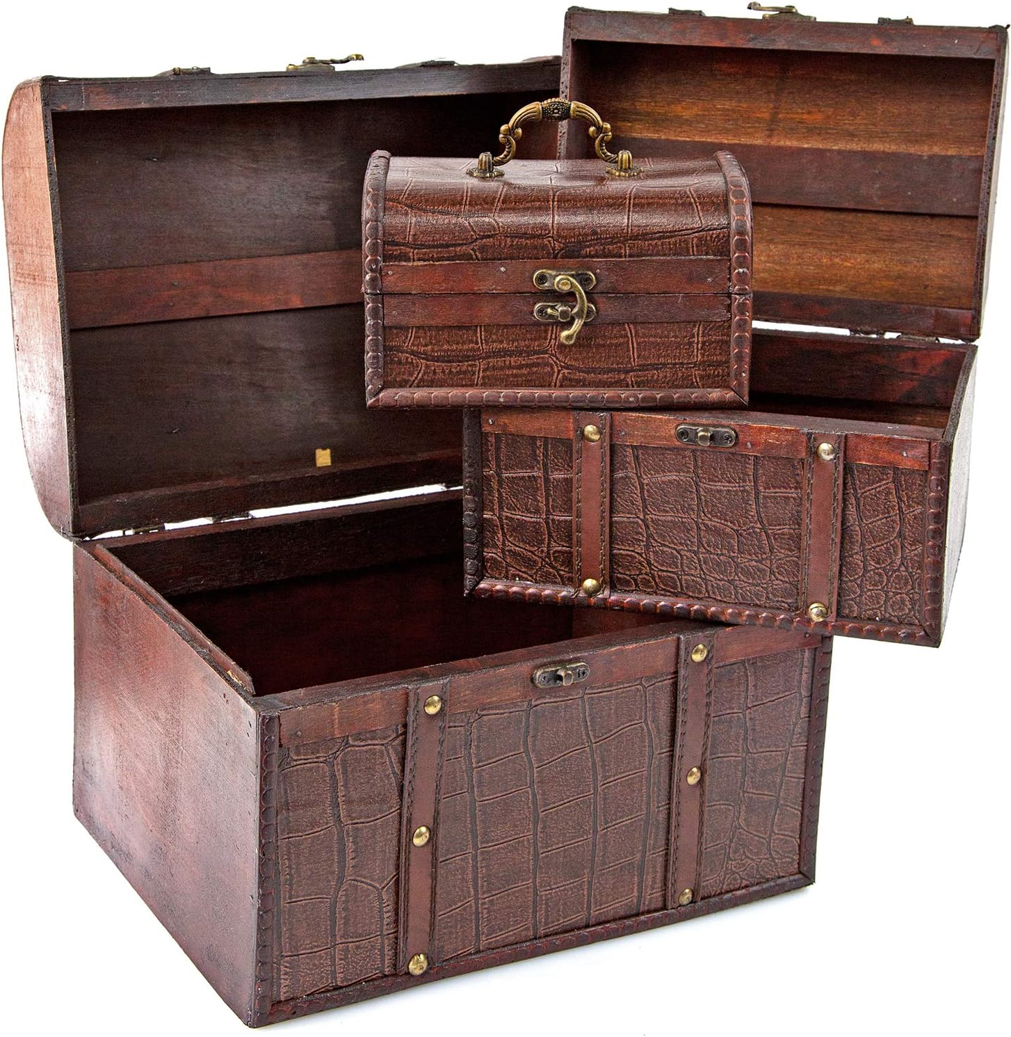 Caja madera candado | Los mejores ejemplares de cajas.