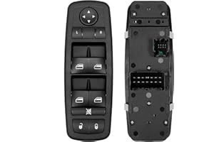 Master Power Window Switch | 8 PINS + 13 PINS Check Required | Replacement for 2015-2017 Chrysler 200, 2013-2016 Dodge Dart, 