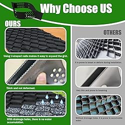 4" Thick Gravel Ground Grid 6.5ft x 33ft - Geo Grid