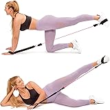 BOOTY BOOSTER: Booty Workout System. Butt Lift Exercise Equipment to Build, Firm and Sculpt your Bikini Curves. Fitness Kit Includes at Home Glute Guide, Travel Bag & 3 Premium Tushy Toner Booty Bands