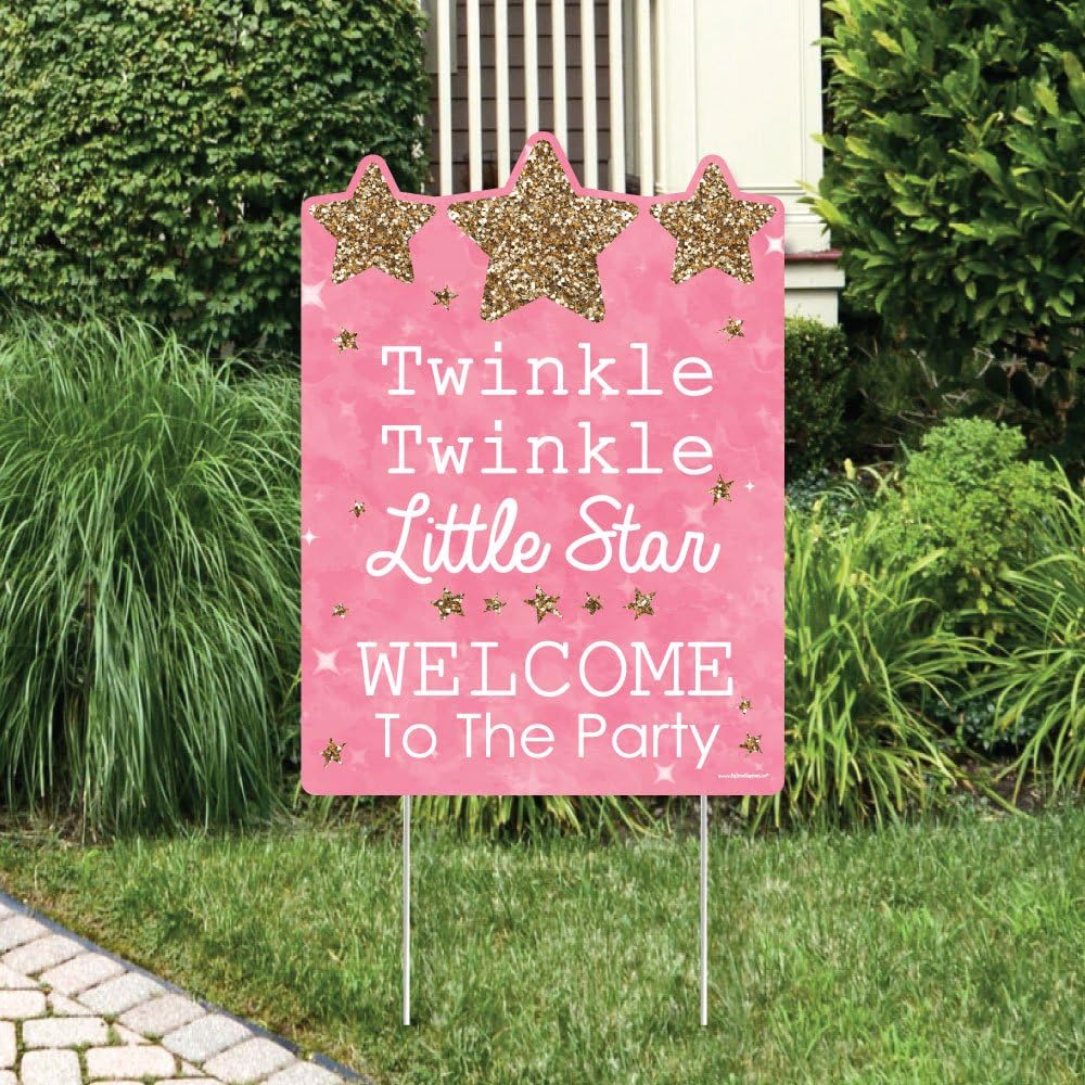 twinkle twinkle little star welcome sign