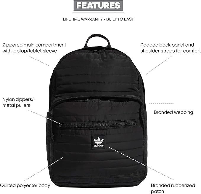 adidas bookbag warranty