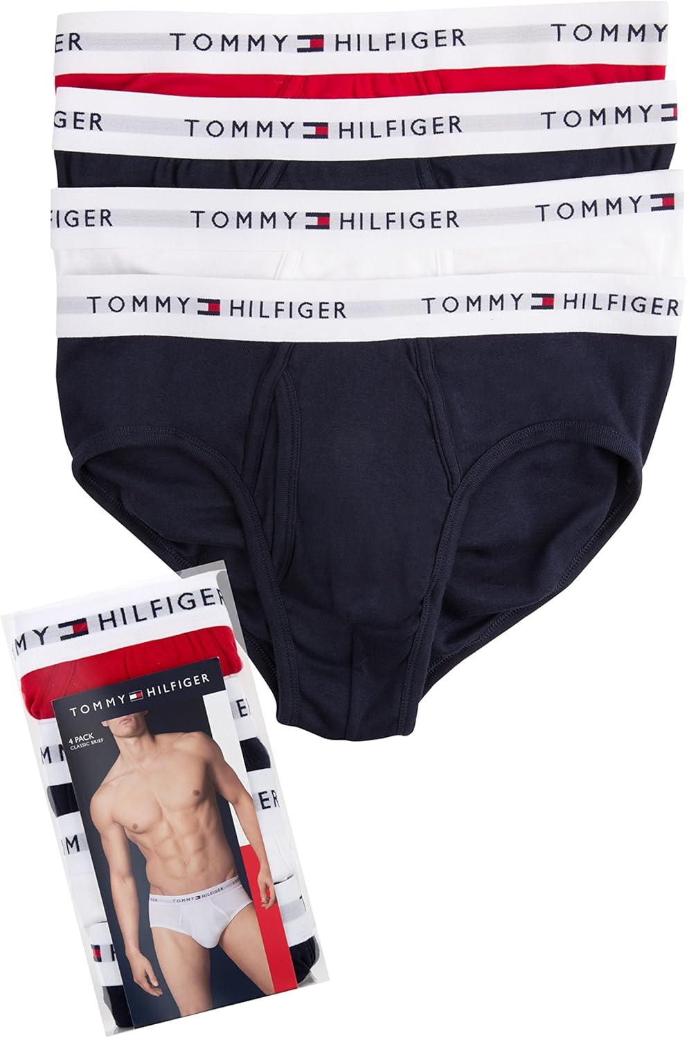Tommy Hilfiger Men's Underwear Multipack Cotton Classic Briefs at  Men’s Clothing store