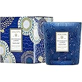 Voluspa Mediterranean Lemon Candle Jar, 9 oz, Coconut Wax Blend, Classic Scented Candles for Home, 60 Hour Burn Time, Poured in The USA