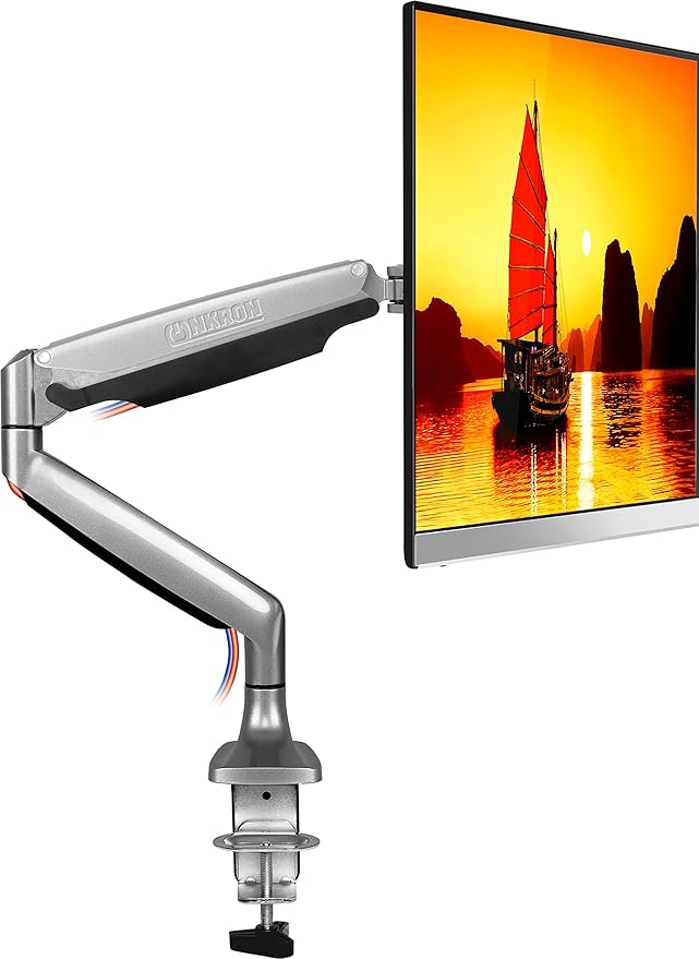 title=ONKRON Supporto per monitor da scrivania G100 per schermi 22- 32 pollici Staffa