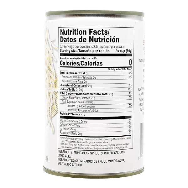 MW POLAR CANNED VEGETABLES, BEAN SPROUTS, 15 -OUNCE (PACK OF 12)