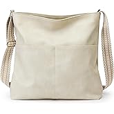 KALIDI Hobo Bag Vegan Leather Crossbody Bags Women Casual Work Tote Bag Messenger Bag Stylish Shoulder Travel Slouchy Purse