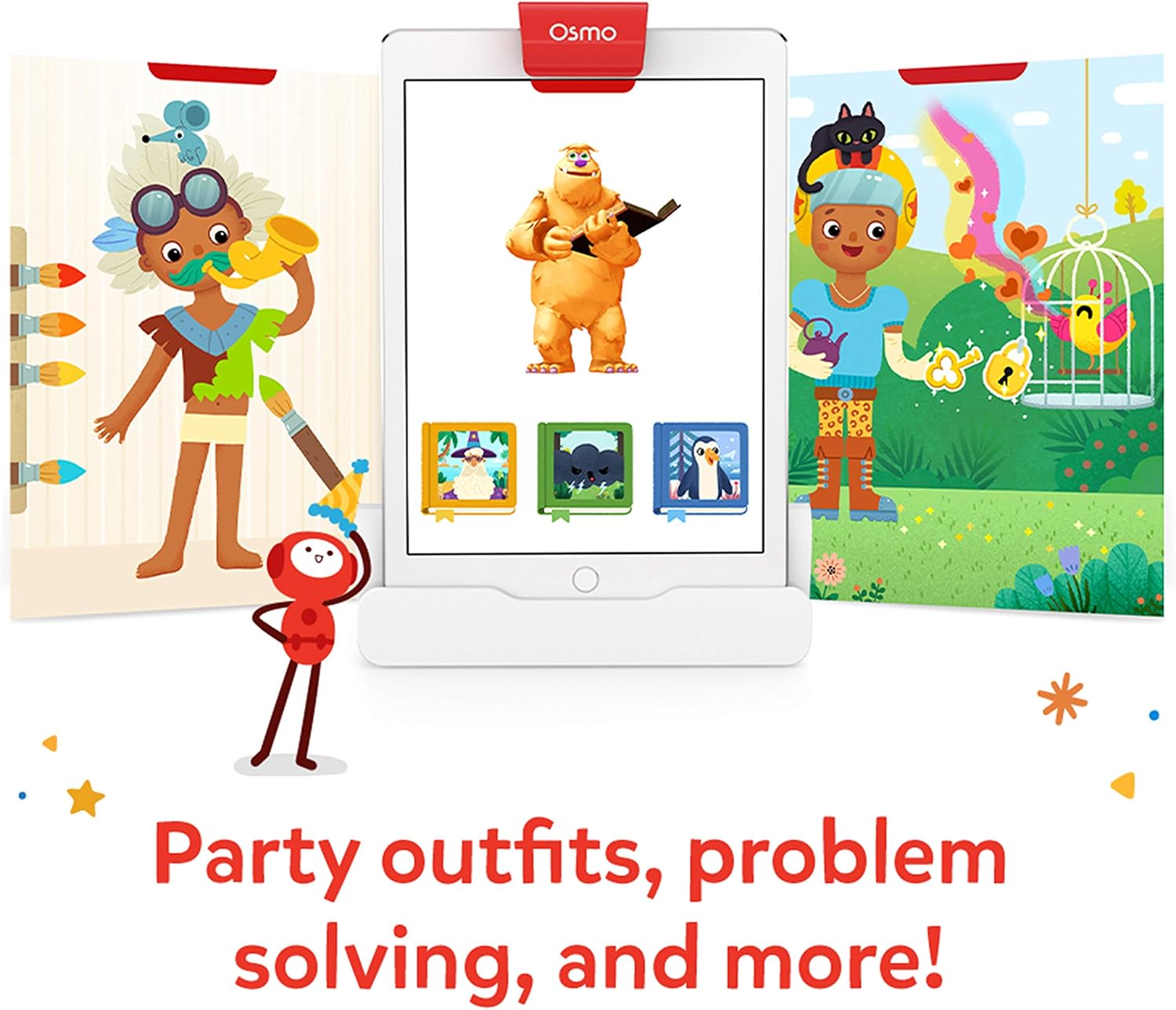 Osmo, Little Genius Costume Pieces, 2 Educational Games, Ages 3-5, Stories & Creativity, For iPad or Fire Tablet - Image 4