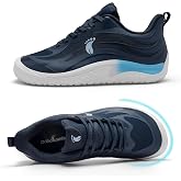 Men's Orthopedic Wide Toe Box Barefoot Shoes: Comfortable Arch Support Plantar Fasciitis Athletic Zero Drop Walking Shoes, Orthotic Casual Gym Workout Weight Lifting Sneakers for Foot and Heel Pain