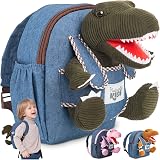 Naturally KIDS Green Dinosaur Backpack Toddler Boys Gift dinosaur toys