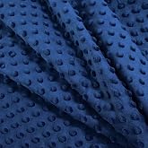 Surf turtle Navy Blue Minky Dot Fabric, by The Yard, 36"x59" | Soft Plush Fleece, Short Pile Smooth Material for DIY Sewing, Craft Projects