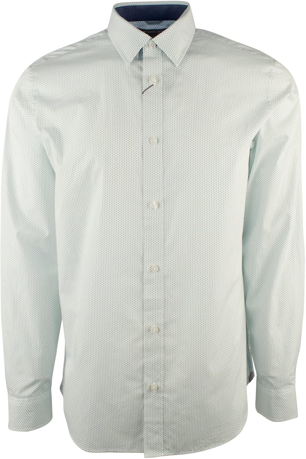 Michael Kors Men's Long Sleeve Patterned Classic Fit ShirtLXL