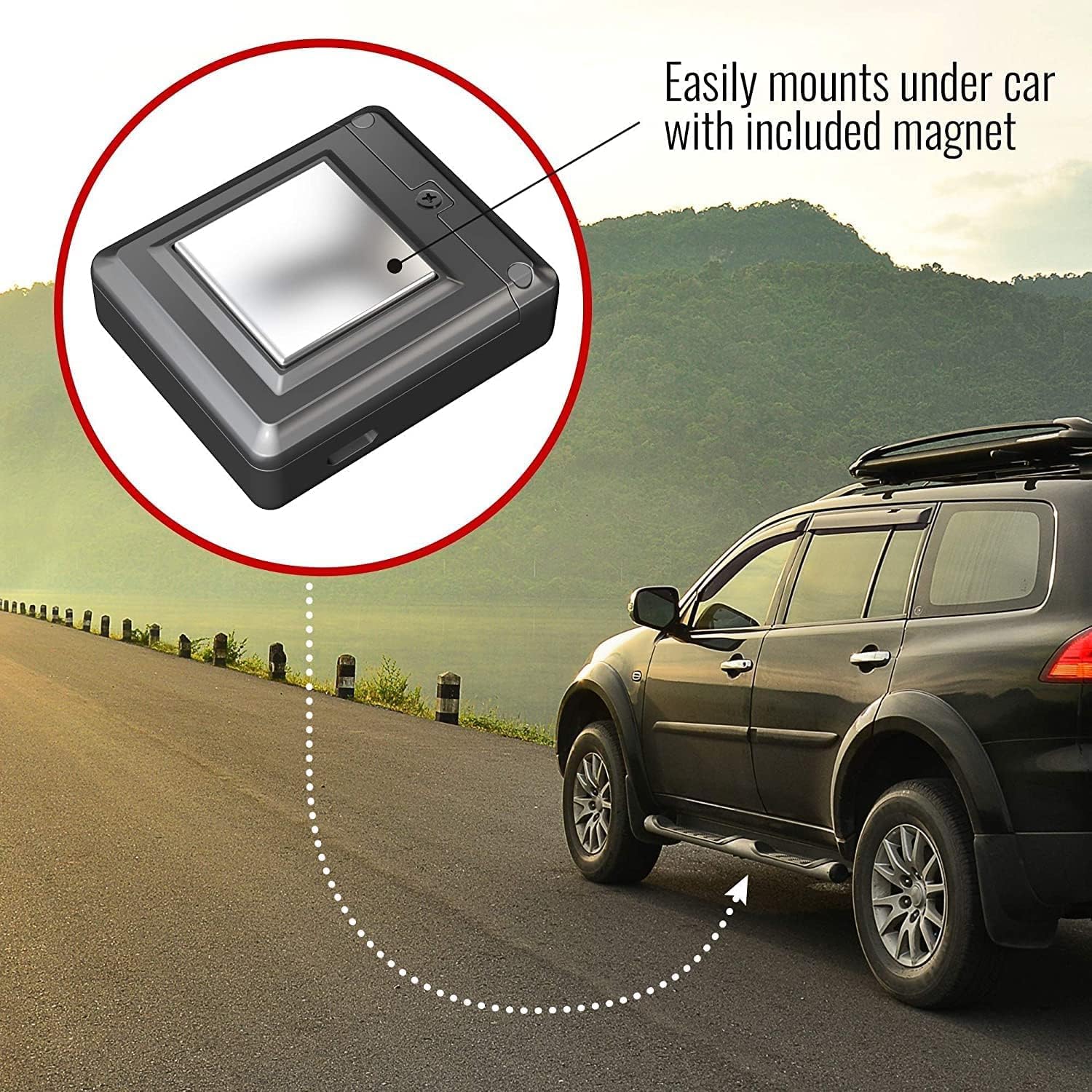 Tracki GPS Tracker for Vehicles No Monthly fee, USA Made Tech. 4G LTE Car GPS Tracking Device. Unlimited Distance, US & Worldwide. Small Portable Real time Mini Magnetic. with 6 Months Subscription