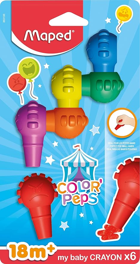 Maped Plastic Crayons Set Amazon In Home Kitchen