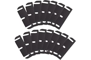 QUFA Door Hinge Shims for Interior Door Alignment, Easy Gap Filler to Fix Air Leaks, Sticking or Misaligned Doors, Trimmable 3.5 Inch Hinge Spacers 0.060 Inch Thick (15 Pack)