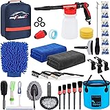 AUTODECO 35Pcs Car Wash Detailing Kit Cleaning Kits