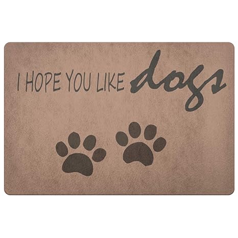 Amazon Com Personalized Doormat I Hope You Like Dog
