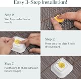 Winsome Disc Plate Hangers 140mm Self Adhesive Wall Plate Holder (5.5") view 4