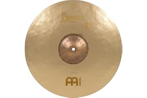 Meinl Cymbals Byzance 18" Vintage Sand Thin Crash, Benny Greb Signature — Made in Turkey — Hand Hammered B20 Bronze, 2-Year Warranty, Sandblasted, (B18SATC)