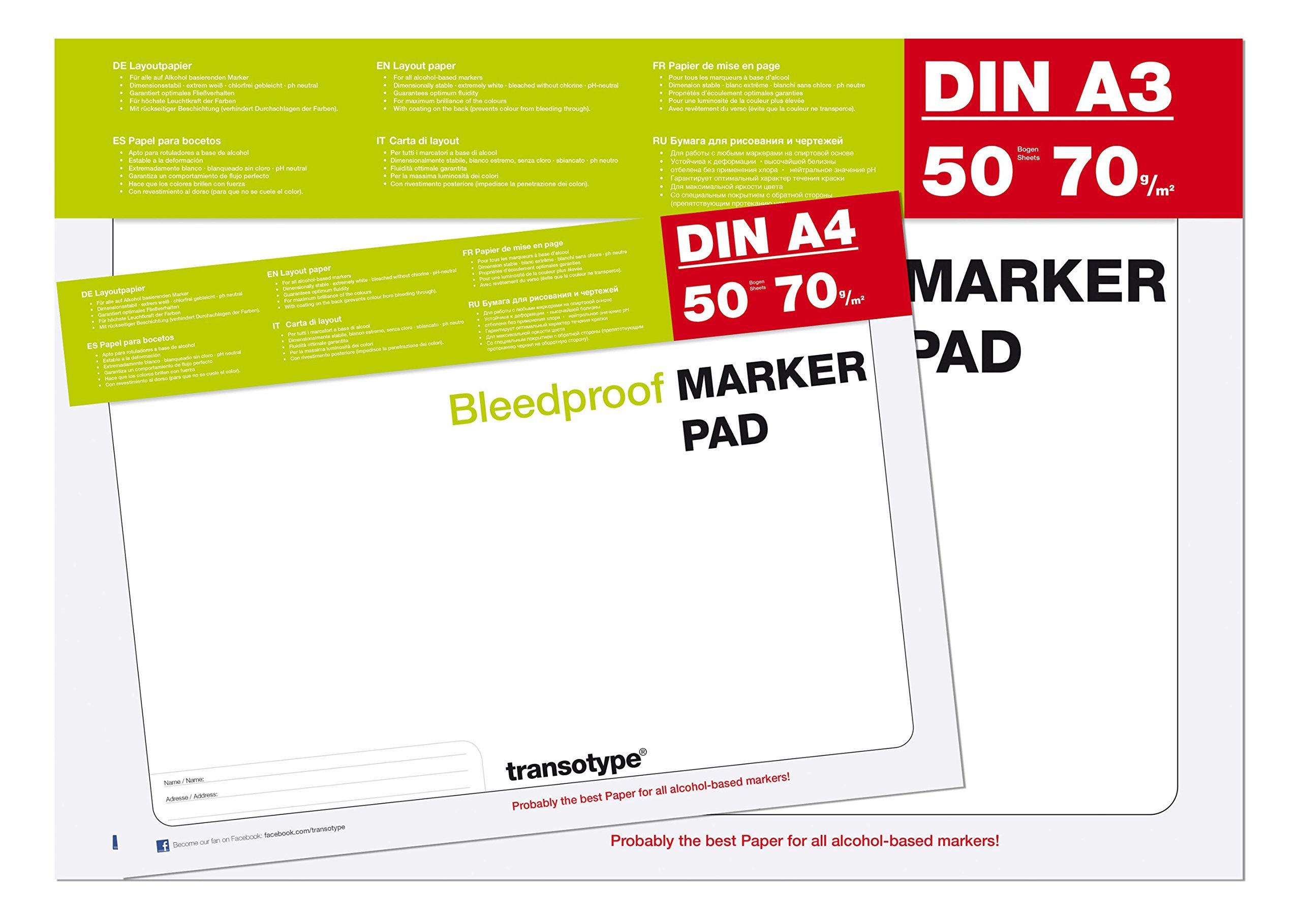 Copic Marker Pad A4 and A3 Economy Pack