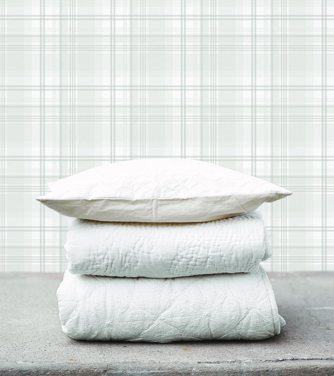 Galerie G56307 Nordic Elements Tartan Design Wallpaper, Grey, 10m x 53cm - Image 4