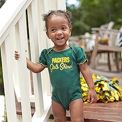 Gerber NFL Green Bay Packers 3 Pack Ruffle Sleeve