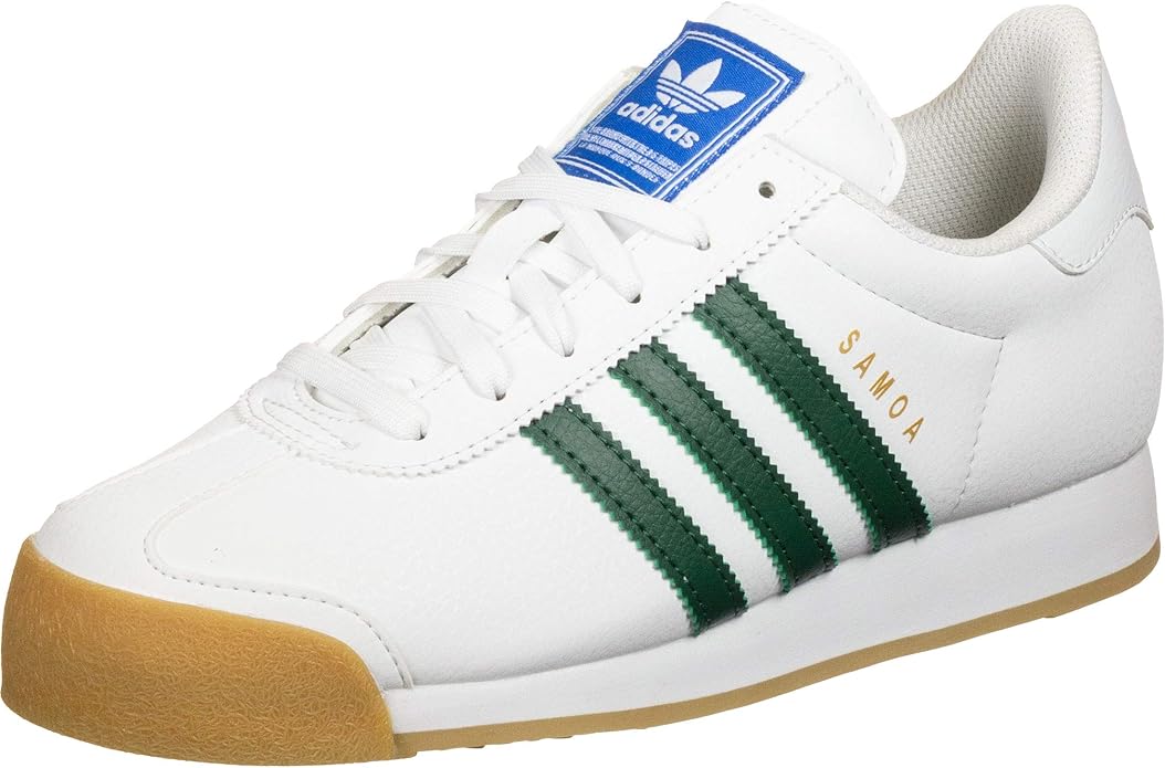 Adidas Samoa White Collegiate Green Gum 42: Amazon.fr: Chaussures et Sacs