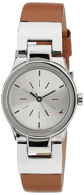 Fastrack Economy Analog Black Dial Women's Watch -NK6015SL02