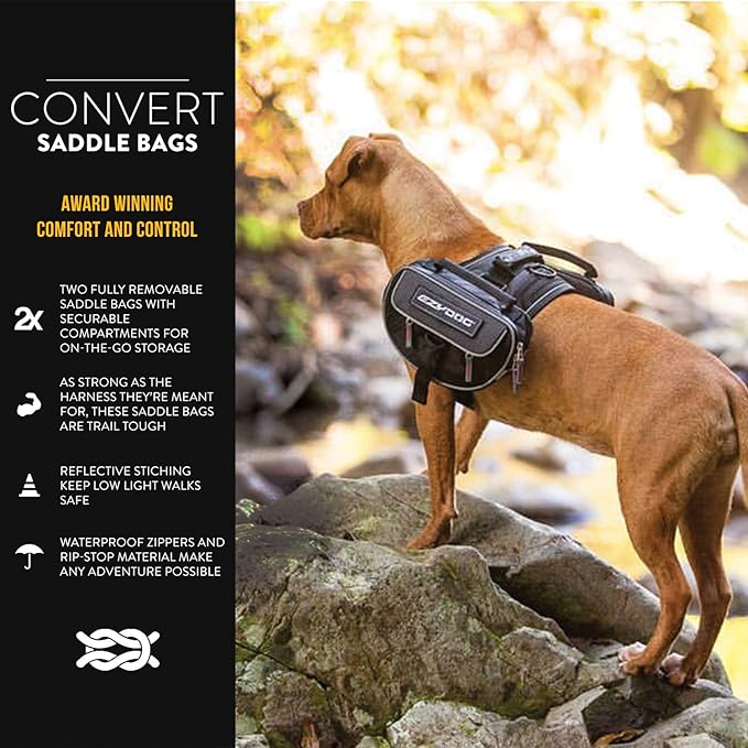 dog harness saddle bags
