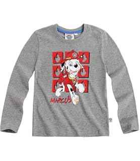 Paw Patrol Official Licensed Long Sleeve T-Shirt Tee Top Boys Ages 2 to 8 Years