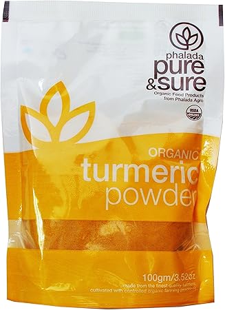 Pure & Sure Organic Powder, Turmeric, 100g