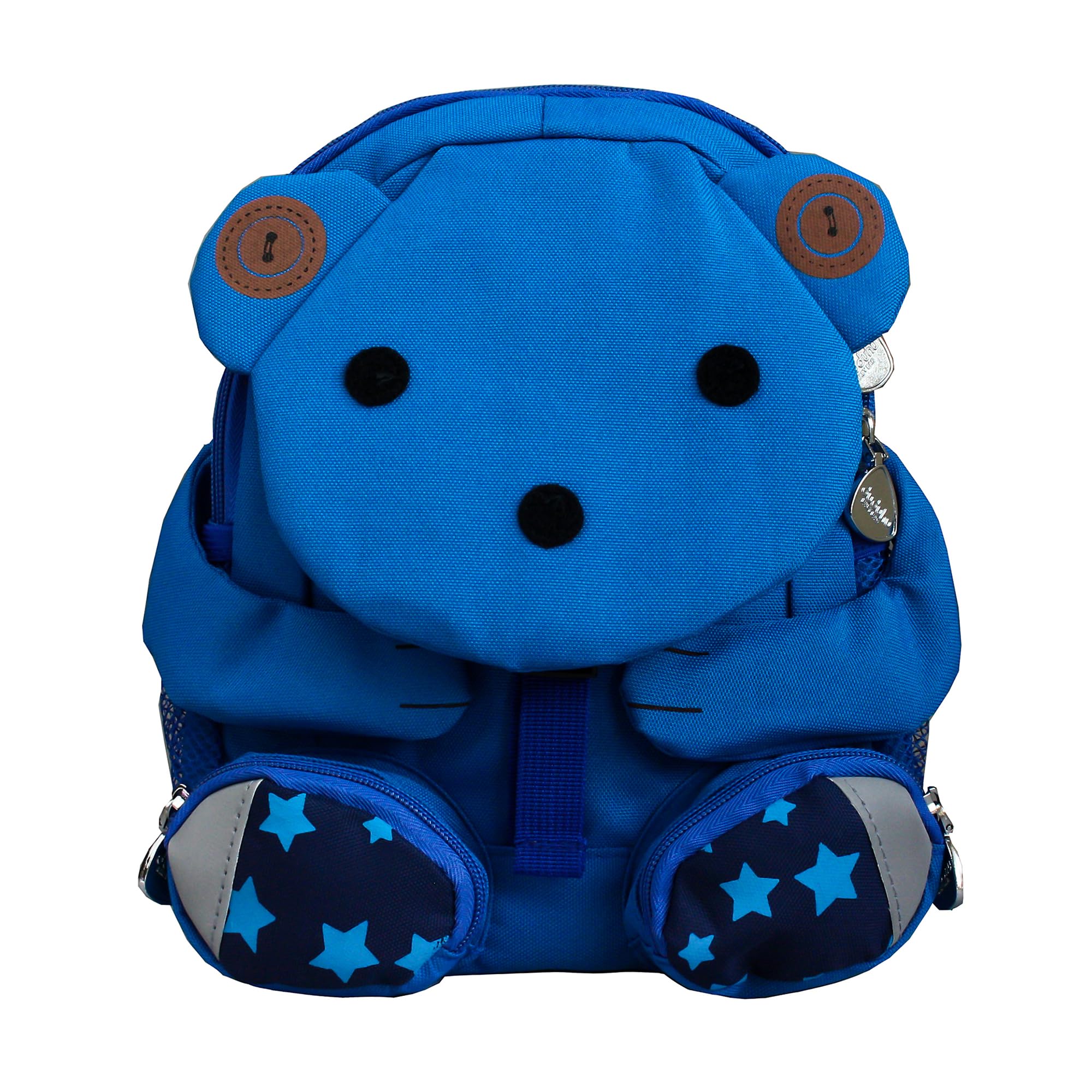 Emartbuy Kids Cute Smart Backpack Rucksack School Nursery Travel Bag - Teddy Blue