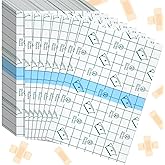 BBTO 50 Pieces Transparent Clear Adhesive Bandage Stretch Large Waterproof Film Adhesive Bandages Dressing Supplies(4 x 6 Inch)