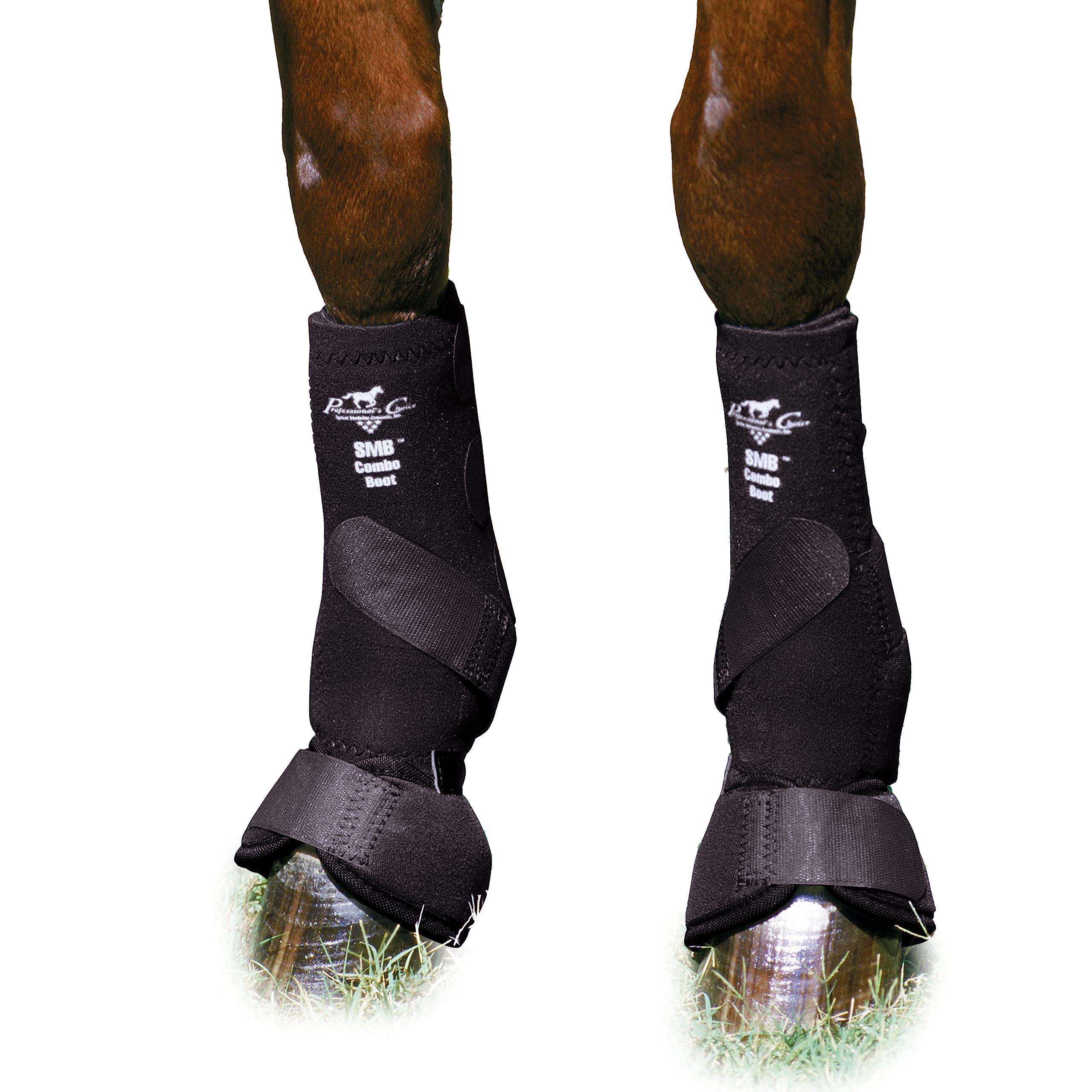 Professional's Choice Equine Smb Combo Front Boot, Pair (Medium, Black)