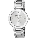 Anne Klein Women
s Genuine Diamond Dial Bracelet Watch