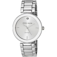 Anne Klein Women\'s Genuine Diamond Dial White Ceramic Band Watch AK/1018RDWT NWT Amazon.com: Anne Klein Women main image 4
