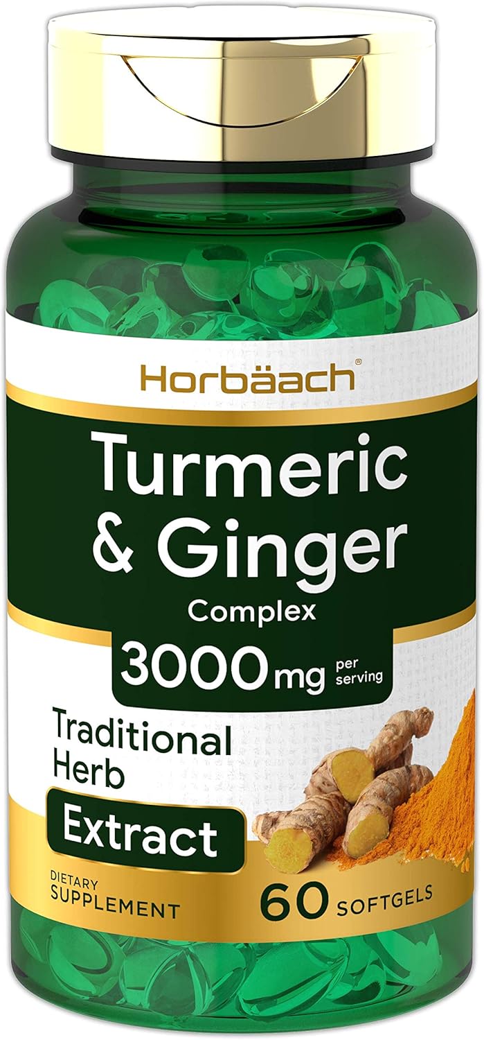 Turmeric Curcumin & Ginger Complex 3000 mg 60 Softgel