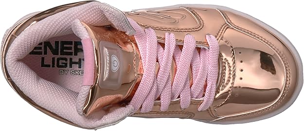 skechers energy lights rose gold