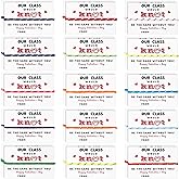 Yinkin 30 Pcs Valentine Friendship Bracelets with Card Set Valentine‘s Day Knot Bracelets Bulk for Students from Teacher Friendship Gifts Cards for Kids Classroom Exchange Gifts Party Favors