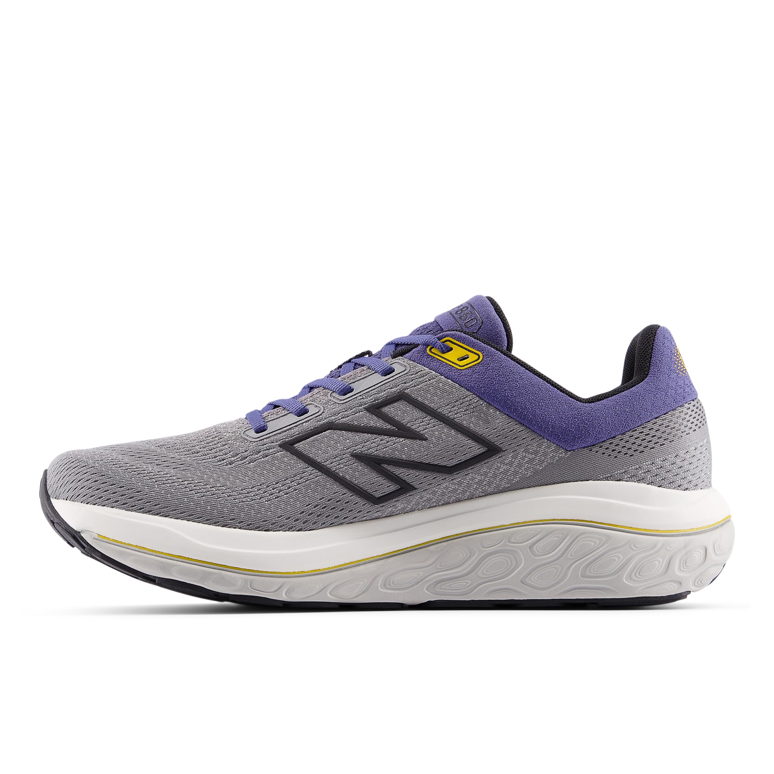 New Balance Men's Fresh Foam X 860 V14 Running Shoe, Slate Grey/Dream State/Ginger Lemon, 8.5 M Image
