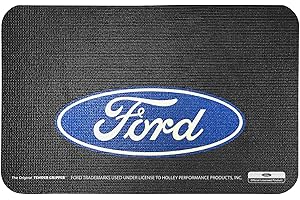 Fender Gripper FG2101 Mat (Ford Blue Oval), 1 Pack, Black, 22"x34"