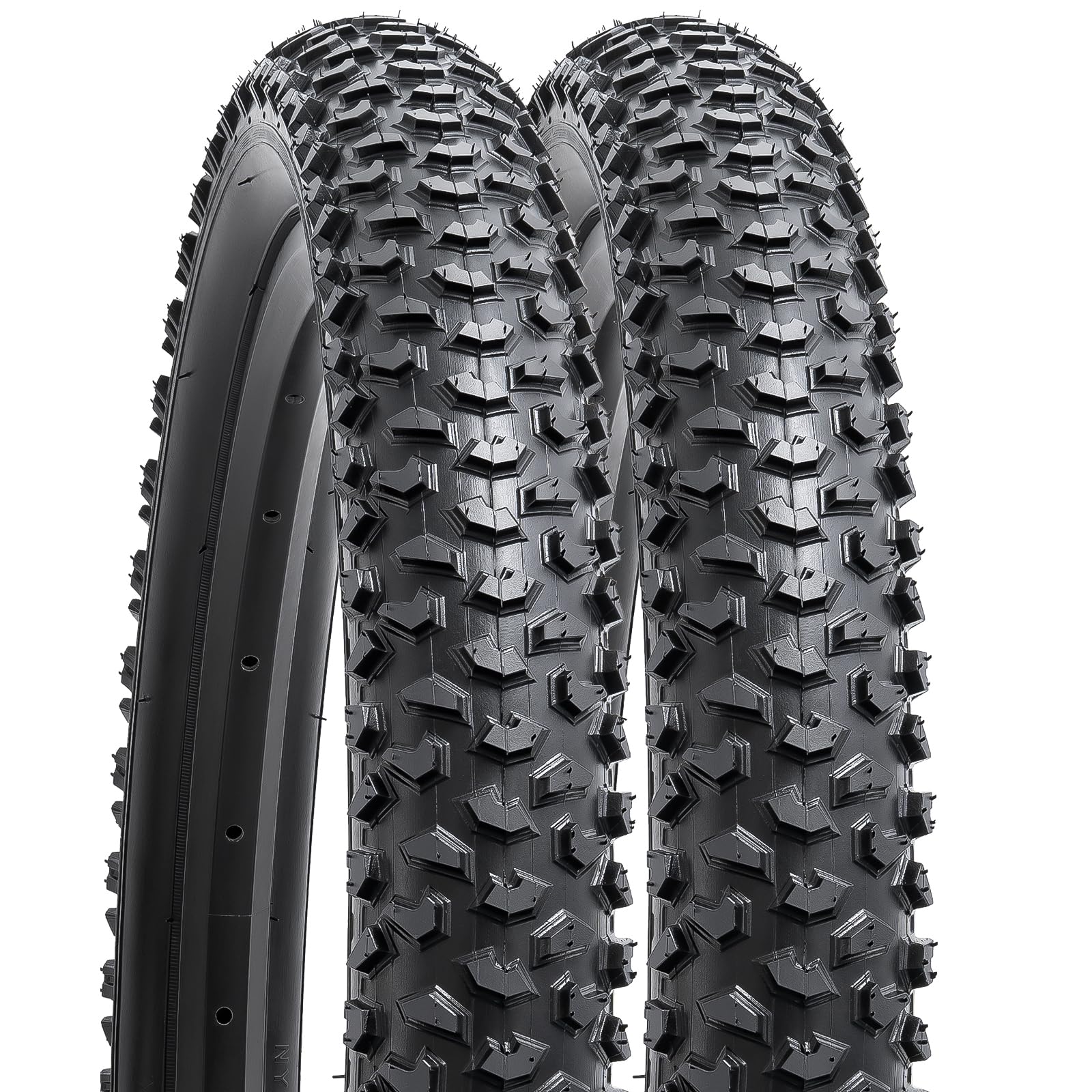 Photo 1 of YUNSCM 2-PCS 20" Bike Tires 20x2.125/57-406 Compatible with Mountain Bike 20x2.0 20x2.10 20 x 2.125 20x2.15 Bicycle Tires (Y-1116)