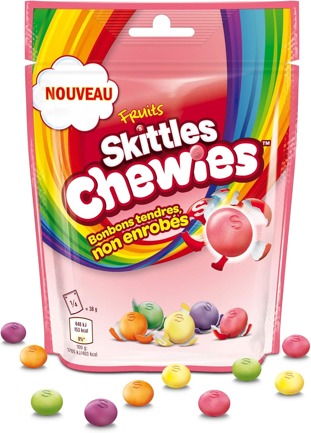 Skittles Sachet Skittles Chewies 152g Le Sachet De 152g Amazon Fr Epicerie