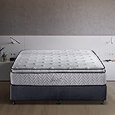 Jacia House Short Queen Mattress,11.4 Inches Pillow Top Pocket Spring Hybrid RV Mattress, Memory Foam Innerspring Firm Bed in a Bag