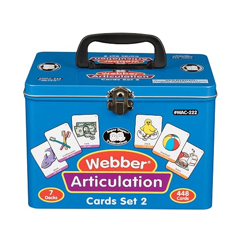 Super Duper Publications | Set of 7 Webber® Articulation Card Decks ...