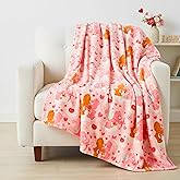 Care Bears Nostalgic Classic Bedding Super Soft Plush Cozy Throw, 60 in x 70 in, (Officially Licensed Product) by Franco Collectibles